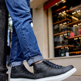 Men's Anthracite Boots - 258