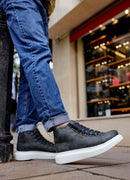 Men's Anthracite Boots - 258