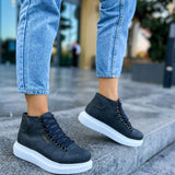 Men's Anthracite Boots - 258