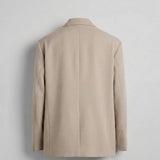 Men's Beige Belted Oversized Suit - OTE