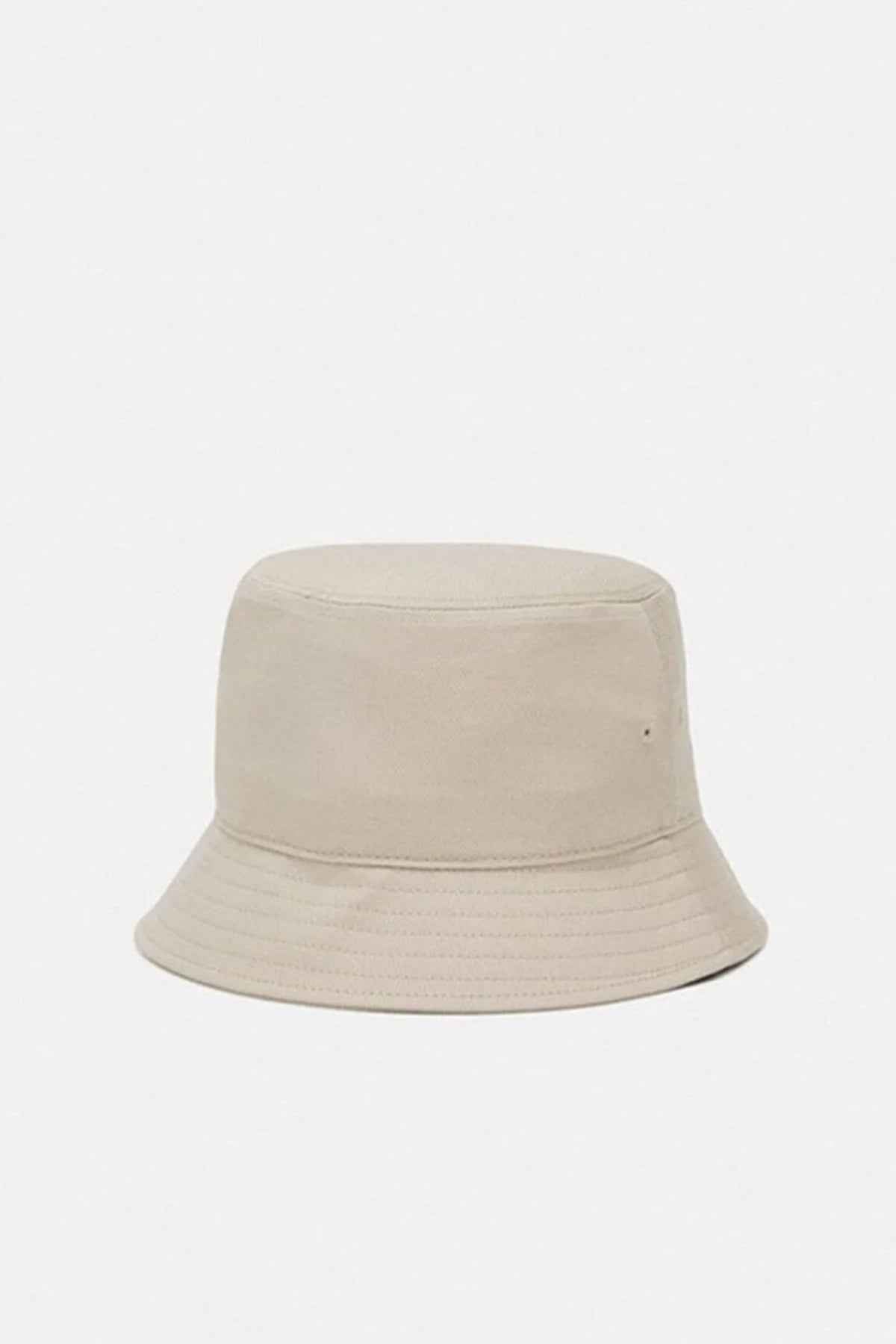 Beige bucket hat with wide brim, Ritar