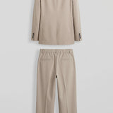 Men's Beige Oversized Suit - 0005