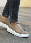 Men's Beige Sneakers - 603
