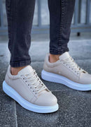 Men's Beige Sneakers - Apollo