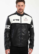 Men's Black Biker Leather Jacket - BL