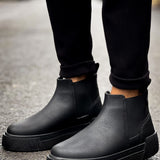 Men's Black Boots - 069