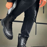 Men's Black Boots - 229