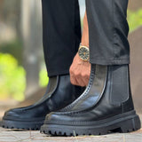 Men's Black Boots - 2433