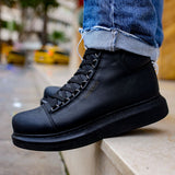 Men's Black Boots - 258
