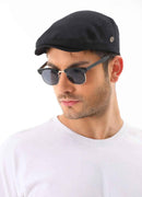Men's Black Flat Cap - Ritag