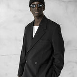 Men's Black Oversized Suit - 0001