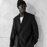 Men's Black Oversized Suit - 0001