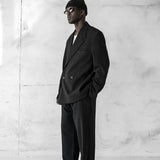 Men's Black Oversized Suit - 0001