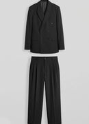 Men's Black Oversized Suit - 0005