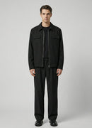 Men's Black Relaxed Fit Suit - 0002