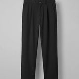 Men's Black Relaxed Fit Suit - 0002