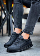 Men's Black Sneakers - 040