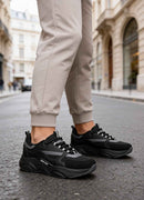 Men's Black Sneakers - 1838
