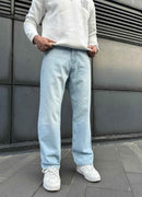 Men's Blue Baggy Jeans - DJ
