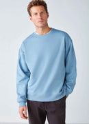 Men's Blue Oversized Sweatshirt - Stephan