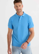 Men's Blue Polo T-Shirt - Serin