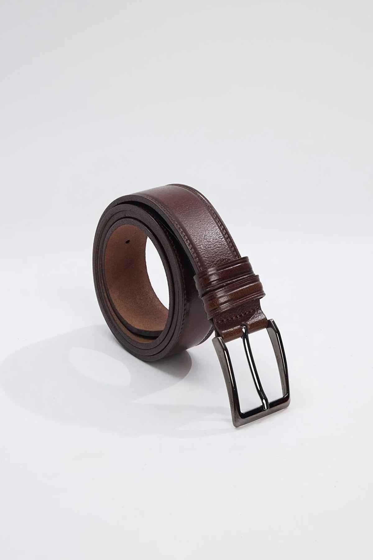 Men's Brown Genuine Leather Belt