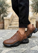 Men's Brown Sneakers - 402