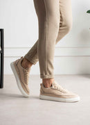 Men's Canvas Beige Sneakers - 625