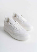 Men's Canvas White Sneakers - 625