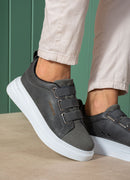 Men's Casual Anthracite Sneakers - 2653