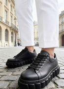 Men's Casual Black Sneakers - 144