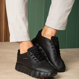 Men's Casual Black Sneakers - 2631