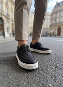Men's Casual Black White Shoes - T12