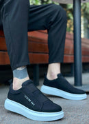 Herren-Casual-Sneaker in Schwarz-Weiß – 0307