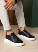 Herren-Casual-Sneaker in Schwarz-Weiß – 2653