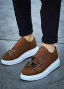 Férfi Casual barna-fehér Sneaker - 297