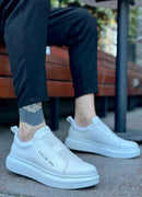 Weiße Herren-Casual-Sneaker – 0307