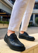 Men's Classic Black Shoes - 001