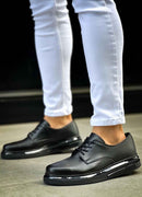 Men's Classic Black Shoes - 2403