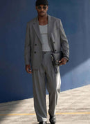 Men's Gray Oversized Suit - AKA
