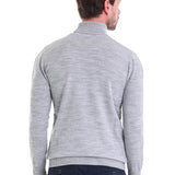 Men's Gray Regular Fit Knit Sweater - HTU