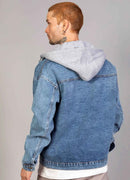 Men's Ice Blue Oversized Denim Jacket - LTC