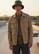 Men's Khaki Bucket Hat - Ritar