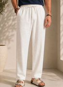 Men's Linen White Pants - NL