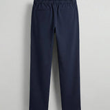 Men's Navy Blue Relaxed Fit Suit - 0002