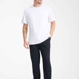 Men's Kaphone dark navy sweatpants with elastic waistband and tapered ankle cuffs