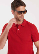 Men's Red Polo T-Shirt - Serin