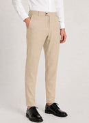 Men's Slim Fit Beige Pants - MTV - 2