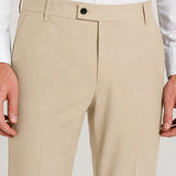 Men's Slim Fit Beige Pants - MTV - 2