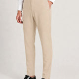 Men's Slim Fit Beige Pants - MTV - 2